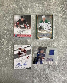 Hokejové podpísané auto karty NHL hráčov - 9