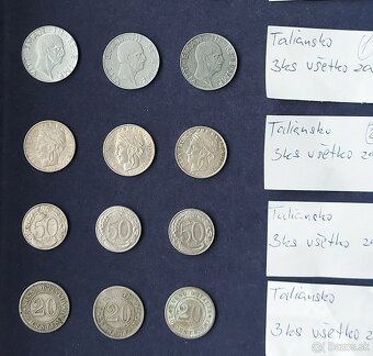Zbierka mincí - Maroko,Taliansko, České mince, dvojeurovky - 9