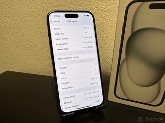 iPhone 15 256Gb 100% Zdravie batérie - 9