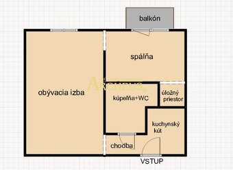 1,5-IZB.BYT NA PRENÁJOM, ZIMNÁ UL., TREBIŠOV - 9