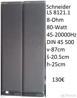 predám reprobedne Acoustic studio montor series 3311 - 9