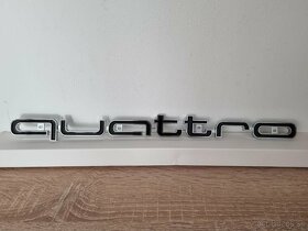 Audi QUATTRO napis logo do masky - 9