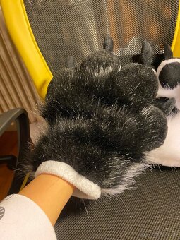 Mini partial fursuit s dvoma chvostami - 9