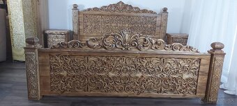 Drevená posteľ 180×200cmvrátane ortopedických roštov - 9