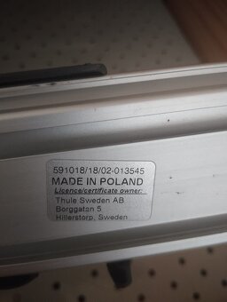 Predám: Komplet strešný nosič Thule na 3 bicykle - 9