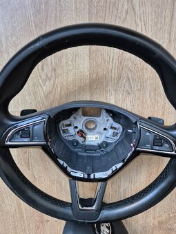 SKODA MULTIFUNKČNÝ VOLANT VYHRIEVANY, PADLAMI DSG A AIRBAGOM - 9
