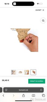 Stieracia mapa sveta Mapa World Scratch Map Stieracia, 88x52 - 9