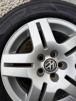 VW original elektrony + pneu R15 195/65 - 9