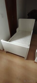Predám roztahovaciu Posteľ IKEA BUSUNGE + matrac VIMSIG - 9