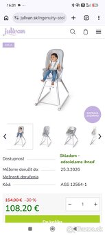 Jedálenská stolička INGENUITY - 9