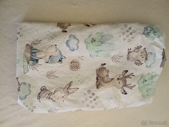 Predám detskú postieľku+ 2x matrac, plachty, mantinel... - 9