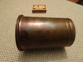 Predám starožitný MEDENÝ POHÁR s patinou - 9