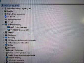 Notebook HP ZBook i5-6200U / 8GB RAM / SSD + HDD - 9