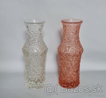 Retro sklenené vázy 1 - 9