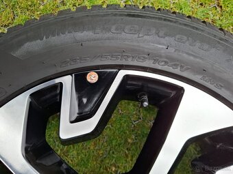 Kia originálne R18 elektróny + 235/55 R18 Hankook zimné gumy - 9