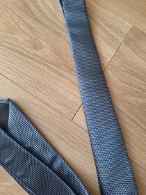 Modrý kravatovy pánsky set ORSI - 9