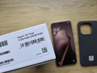 Xiaomi 15T 12GB/256 GB Gray, top, zaruka - 9