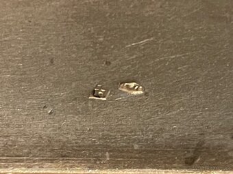 starožitna strieborná pudrenka - 9