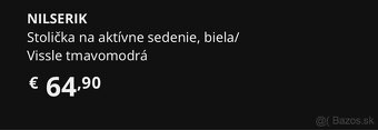 IKEA Stolička pre aktívne sedenie Nilserik - 9