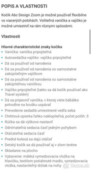 Dvojkočík Abc Desing Zoom Pine kočík pre dvojičky - 9