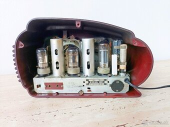 Krásné starožitné rádio Tesla Talisman 308U, top stav - 9