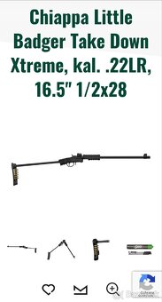Chiappa Little Badger Take Down Xtreme, kal. .22LR - 9