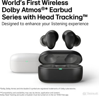LG TONE Free T90S in-ear Bluetooth Headphones with Dolby Atm - 9