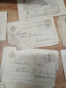 Papier Maďar.kralovska pošta.tiskopis - 9