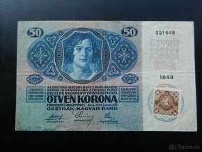 Staré vzácnejšie bankovky Rakúsko Uhorsko - 9