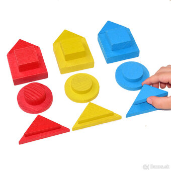 Montessori logická hra Dienes – úplne nová, nerozbalená - 9