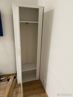Komoda x 2 biela skrinka skrina - 9