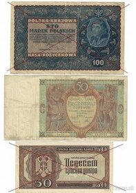Zbierka bankoviek - Poľsko, Juhoslávia, Srbsko,Maďarsko, Rus - 9