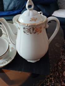 Porcelánová starožitná čajová súprava - 9
