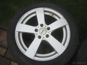 17" AL disky Dezent na VW group Mercedes C so zimnými pneu - 9