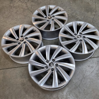 Hliníkové Škoda disky 5x112 R18 7,5J ET48 - 9