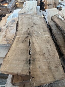 Vysušené orechové fošne, orech, 52 a 60 mm - 9