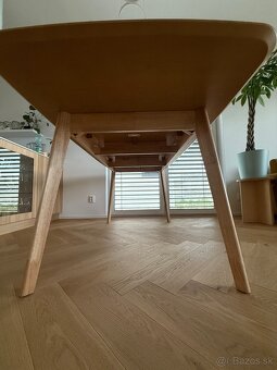 Rozkladací jedálenský stôl MADOX svetlý dub 150/190 cm 90 cm - 9