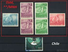 Poštové známky, filatelia: Južná a Latinská Amerika - 9