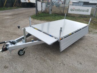 Prívesný vozík hydraulický sklápač 2500kg - 9