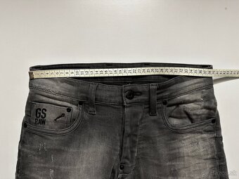 Pánske,kvalitné džínsy G STAR RAW - veľkosť 31/32 - 9
