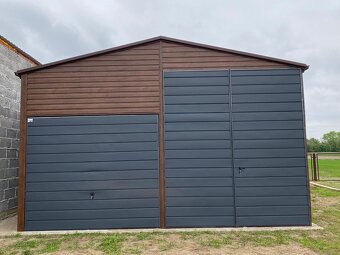 Plechová montovaná hala 6x8m výhodná ponuka - 9
