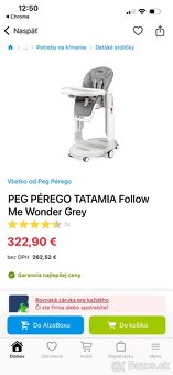 Peg Pérego detská stolička, veľmi dobrý pomocník - 9