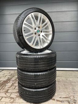 Orig. disky superb Luxon 5x112 225/40 r18 pneu continental - 9