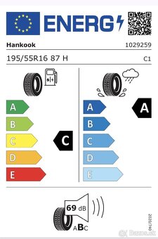 Nove letné pneumatiky 195/55 R16 87H, HANKOOK - 9