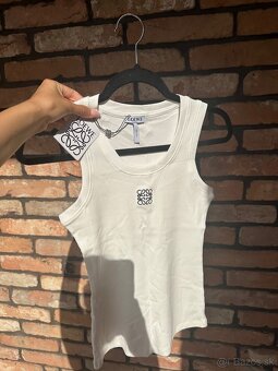 👚 LOEWE biele tielko – veľkosť S 👚 - 9