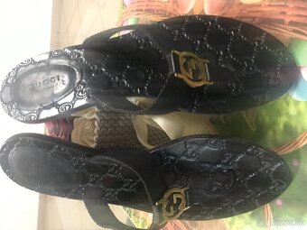GUCCI originál damske slapky 38 - 9