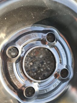 Plechove disky r14 opel,daewoo - 9