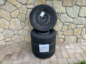 Plechové disky 6,5 J x 16 + pneu 205/60 R16 zimné - 9
