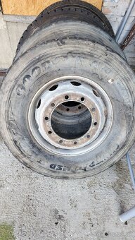 Predám kolesá na nákladné vozidlo mercedes man iveco scania - 9