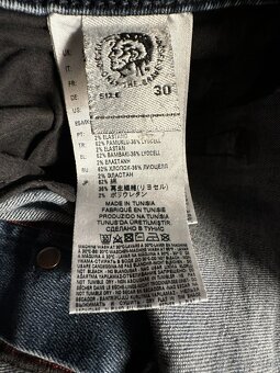 Pánske,kvalitné džínsy,skinny DIESEL - veľkosť 32/34 - 9